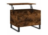 Syfax™ Tavolino Da Salotto Rovere Fumo 60X44,5X45 Cm Legno Multistrato