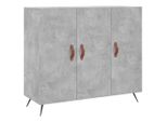 Syfax™ Credenza Grigio Cemento 90X34X80 Cm In Legno Multistrato
