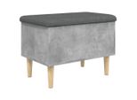 Syfax™ Panca Portaoggetti Grigio Cemento 62X42X46 Cm Legno Multistrato