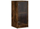 Syfax™ Mobile Con Ante In Vetro Rovere Fumo 35X37X75,5 Cm