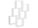 Syfax™ Scaffale A Parete Bianco 90X16X78 Cm In Multistrato