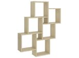 Syfax™ Mensola Parete Cubo Rovere Sonoma 78X15X93Cm Legno Multistrato