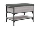 Syfax™ Panca Porta Scarpe Grigio Sonoma 62X42X45 Cm Legno Multistrato