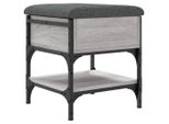 Syfax™ Panca Porta Scarpe Grigio Sonoma 42X42X45 Cm Legno Multistrato