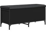 Syfax™ Panca Portaoggetti Nera 102X42X45 Cm In Legno Multistrato