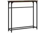 Syfax™ Tavolino Consolle Rovere Fumo 75X19,5X75Cm In Legno Multistrato