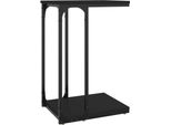 Syfax™ Tavolino Nero 40X30X60 Cm In Legno Multistrato
