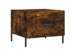 Syfax™ Tavolino Da Salotto Rovere Fumo 50X50X40 Cm Legno Multistrato