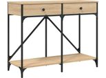 Syfax™ Tavolo Consolle Rovere Sonoma 100X39X78,5 Cm Legno Multistrato