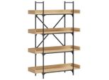 Syfax™ Libreria 4 Ripiani Rovere Sonoma 100X33X145,5 Legno Multistrato