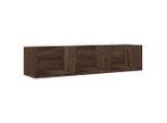 Syfax™ Armadietto A Muro Rovere Marrone 75X18X16,5Cm Legno Multistrato