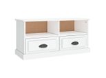 Syfax™ Mobile Porta Tv Bianco Lucido 93X35,5X45 Cm Legno Multistrato