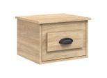 Syfax™ Comodino A Parete Rovere Sonoma 41,5X36X28 Cm