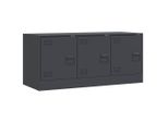 Syfax™ Mobile Porta Tv Antracite 99X39X44 Cm In Acciaio