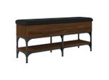 Syfax™ Panca Porta Scarpe Rovere Marrone 102X35X45Cm Legno Multistrato