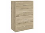Syfax™ Credenza Rovere Sonoma 60X31X84 Cm In Legno Multistrato