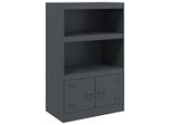Syfax™ Credenza Antracite 67X39X107 Cm In Acciaio