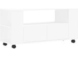 Syfax™ Mobile Porta Tv Bianco 102X34,5X43 Cm In Legno Multistrato