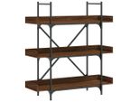 Syfax™ Libreria 3Ripiani Rovere Marrone 100X33X108,5 Legno Multistrato