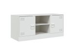 Syfax™ Mobile Porta Tv Bianco 99X39X44 Cm In Acciaio