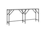 Syfax™ Tavolo Consolle Grigio Sonoma 180X29X75 Cm In Legno Multistrato