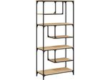 Syfax™ Libreria Rovere Sonoma 81X36X176 Cm In Legno Multistrato