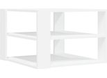 Syfax™ Tavolino Da Salotto Bianco 58X58X40 Cm In Legno Multistrato