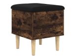 Syfax™ Panca Portaoggetti Rovere Fumo 42X42X46 Cm Legno Multistrato
