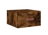 Syfax™ Comodino A Muro Rovere Fumo 35X35X20 Cm