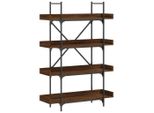 Syfax™ Libreria 4Ripiani Rovere Marrone 100X33X145,5 Legno Multistrato