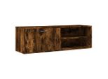 Syfax™ Mobile Porta Tv Rovere Fumo 120X34X37 Cm Legno Multistrato