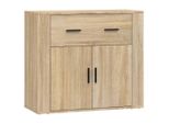 Syfax™ Credenza Rovere Sonoma 80X33X70 Cm In Legno Multistrato