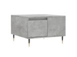 Syfax™ Tavolino Salotto Grigio Cemento 55X55X36,5 Cm Legno Multistrato