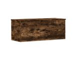 Syfax™ Contenitore Portaoggetti Rovere Fumo 90X35X35 Cm In Truciolato
