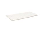 Syfax™ Piano Scrivania Bianco 100X50X2,5 Cm In Legno Massello Di Pino