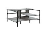 Syfax™ Tavolino Salotto Grigio Sonoma 100X100X48,5Cm Legno Multistrato