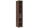 Syfax™ Credenza Rovere Marrone 30X42,5X185 Cm In Legno Multistrato