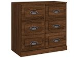 Syfax™ Credenza Rovere Marrone 70X35,5X67,5 Cm In Legno Multistrato