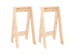 Syfax™ Sgabelli 2 Pz 40X40X75 Cm In Legno Massello Di Pino