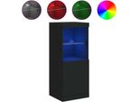 Syfax™ Credenza Con Luci Led Nera 41X37X100 Cm