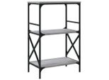 Syfax™ Libreria 3 Ripiani Grigio Sonoma 59X35X90,5Cm Legno Multistrato