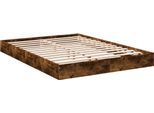 Syfax™ Giroletto Senza Materasso Rovere Fumo 140X200 Cm In Truciolato