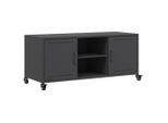 Syfax™ Mobile Tv Nero 100,5X39X43,5 Cm In Acciaio