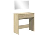 Syfax™ Toeletta Con Specchio Rovere Sonoma 80X39X80 Cm
