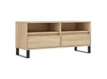 Syfax™ Mobile Tv Rovere Sonoma 100X34,5X44,5 Cm In Legno Multistrato