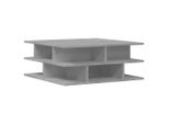 Syfax™ Tavolino Da Salotto Grigio Cemento 70X70X29Cm Legno Multistrato