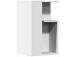 Syfax™ Tavolino Bianco 35X35X60 Cm In Legno Multistrato