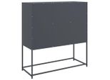 Syfax™ Credenza Antracite 100,5X39X107 Cm In Acciaio
