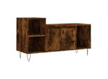 Syfax™ Mobile Tv Rovere Fumo 100X35X55 Cm In Legno Multistrato