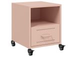 Syfax™ Comodino Rosa 36X39X43,5 Cm In Acciaio